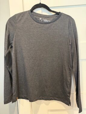 tentree Long Sleeve Tee - Charcoal Gray